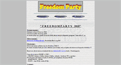 Desktop Screenshot of freedomparty.cz